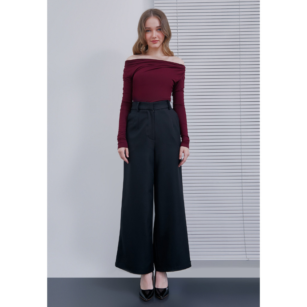 Nayara กางเกงขายาว Jennira ธรรมดาสําหรับผู้หญิง