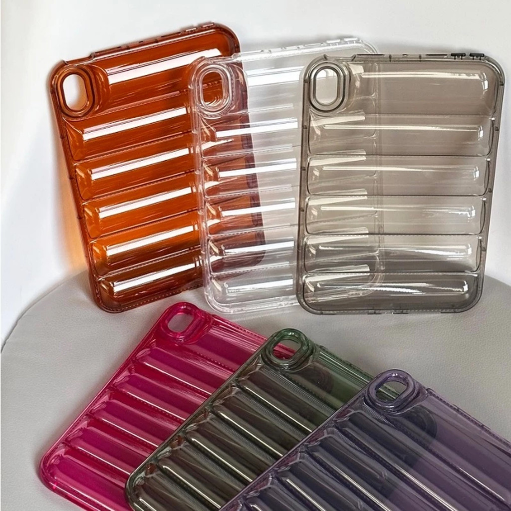เคสแท็บเล็ต TPU แบบใส สีชมพู สีดํา สําหรับ ไอแพด Gen11th 10th 9th 8th 7th 6th 5 Air6 7 Air 5 4 Air1 2 Mini4 5 6 7 Pro 11