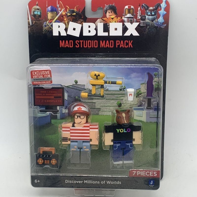 R ROBLOX ROBLOX MAD STUDIO MAD PACK อินเทรนด์เล่นสินค้าของแท้ที่มีรหัสแลกเปลี่ยนที่มีประสิทธิภาพ