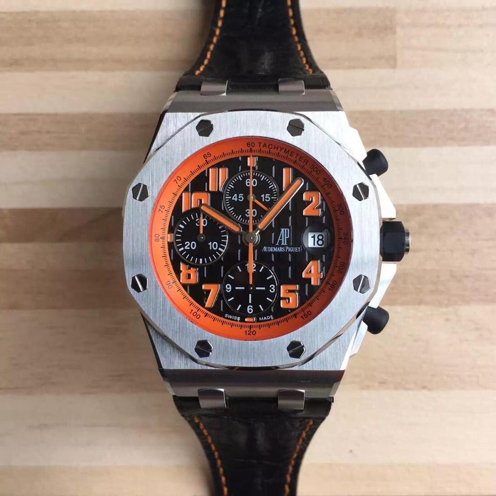 JF Factory ผลิต Aibi AP Royal Oak Offshore Type 26170ST.OO.D101CR.01 ภูเขาไฟสีส้ม ปรับปรุงไม่มีเพื่อ