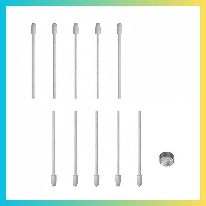 10PCS เปลี่ยน Felt Nibs ปากกา Nib PN06F สําหรับวาดปากกาแท็บเล็ต Stylus PW600L/PW600S/PW600/PW550Stur