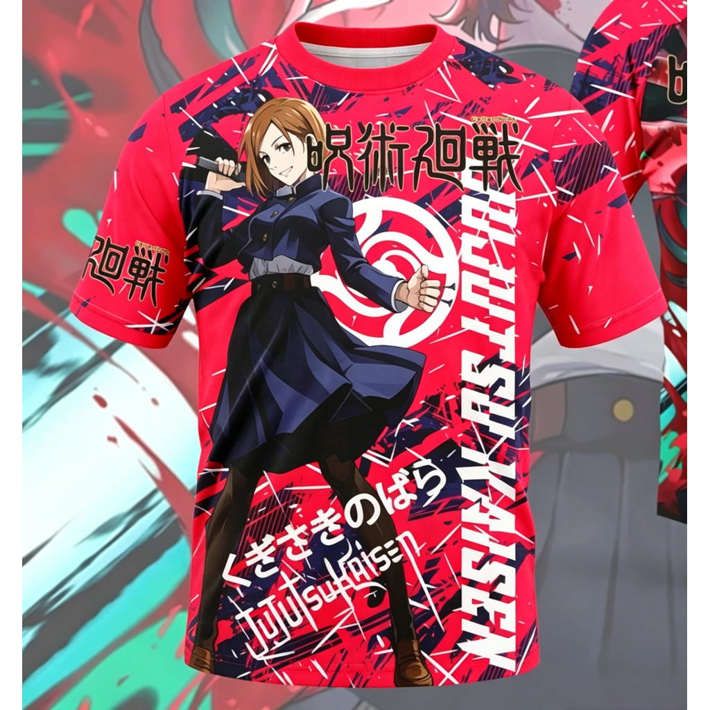 3D Jujutsu Kaisen Satoru Gojo พิมพ์เด็ก O-คอ Tee สําหรับแฟนอะนิเมะทุกวันโรงเรียนกลางแจ้งชุดลําลอง