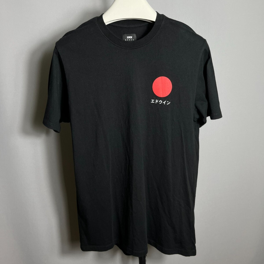 Simple EDWIN EDWIN Short-Sleeved Men 100% Cotton Classic Print Daily Wear