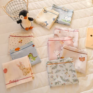 100% Tencel ปลอกหมอน การ์ตูนกระต่าย Silk Cooling pillowcase 30x50 ซม 35x55ซม 40*60 48x74 ซม