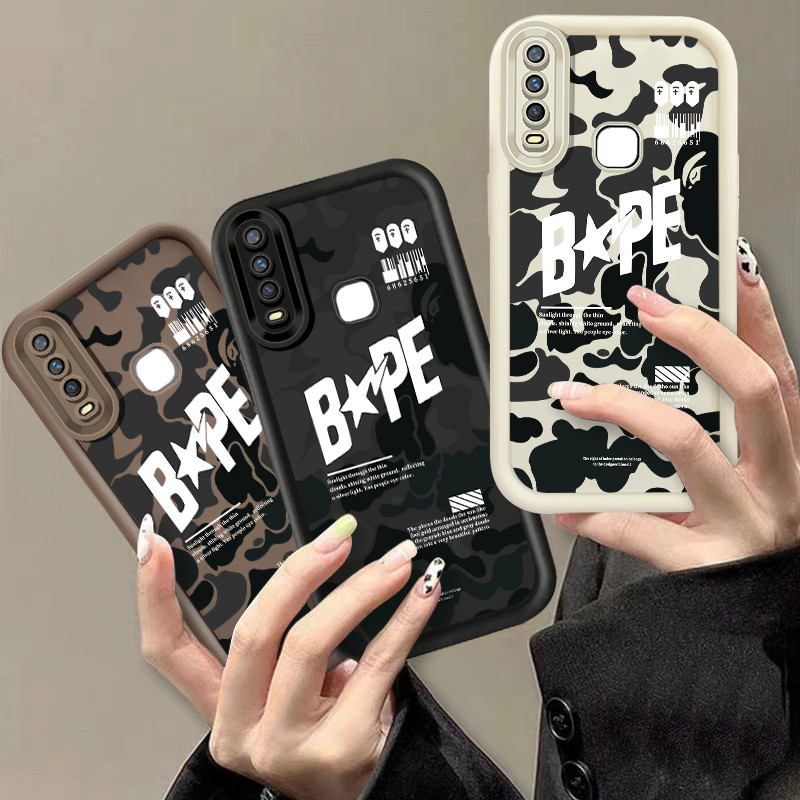 Doodle Streetwear ยี่ห้อป้ายปกหลังสําหรับ VIVO Y17 Y15 Y12 Y12i Y3S 1901 1902 1904 Y7S S1 กันกระแทกก