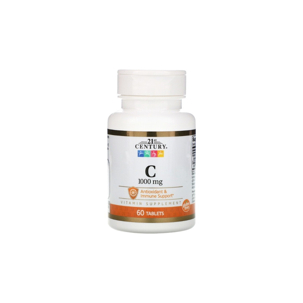 พร้อมส่ง 21st Century, Vitamin C, 1,000 mg, 60 Tablets
