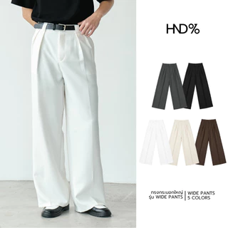 HND% กางเกงขายาวกระบอกใหญ่ รุ่นใหม่ WIDE PANTS ผ้าหนา อยู่ทรง BAGGY STYLE