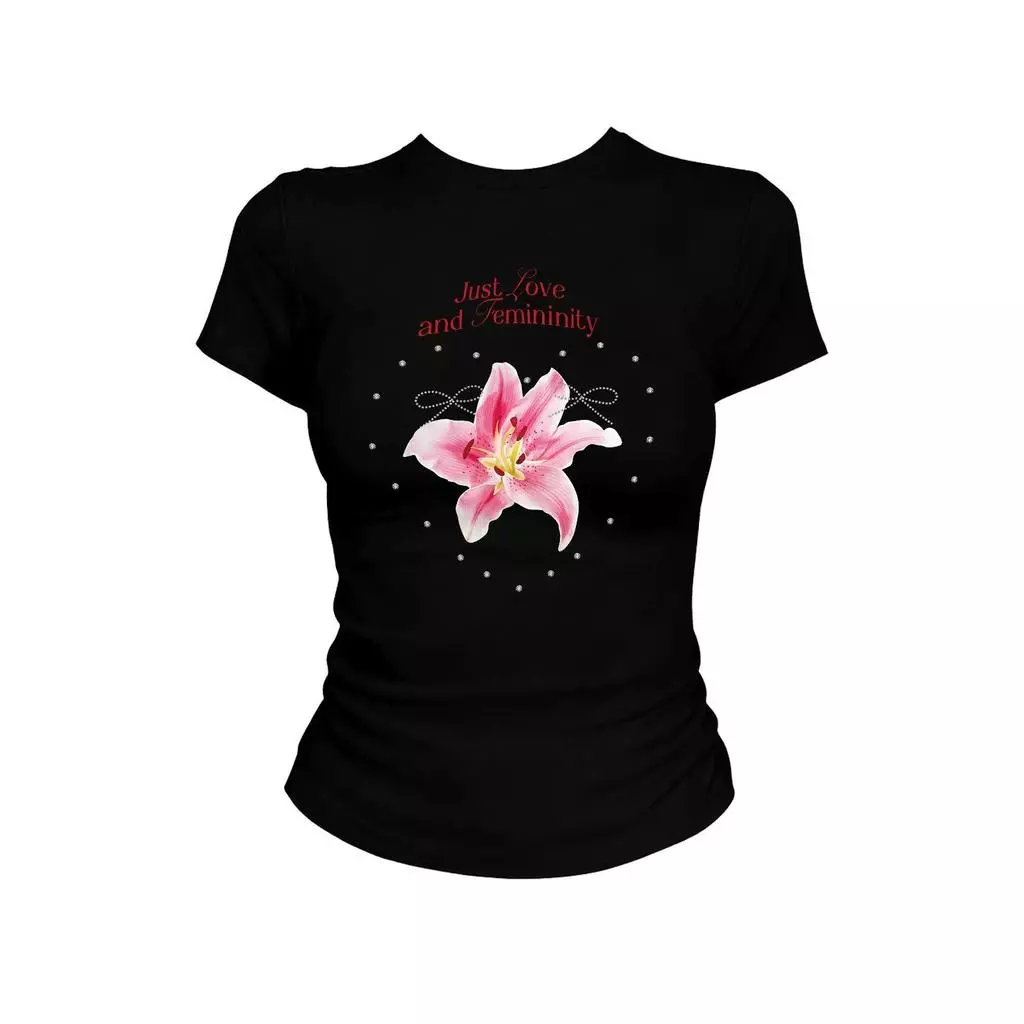 เสื้อยืดแขนสั้น Bangkok COD สไตล์เกาหลี พิมพ์ลายสำหรับผู้หญิง เสื้อพิมพ์ลาย คอกลม เสื้อยืดแฟชั่นผู้หญิง
