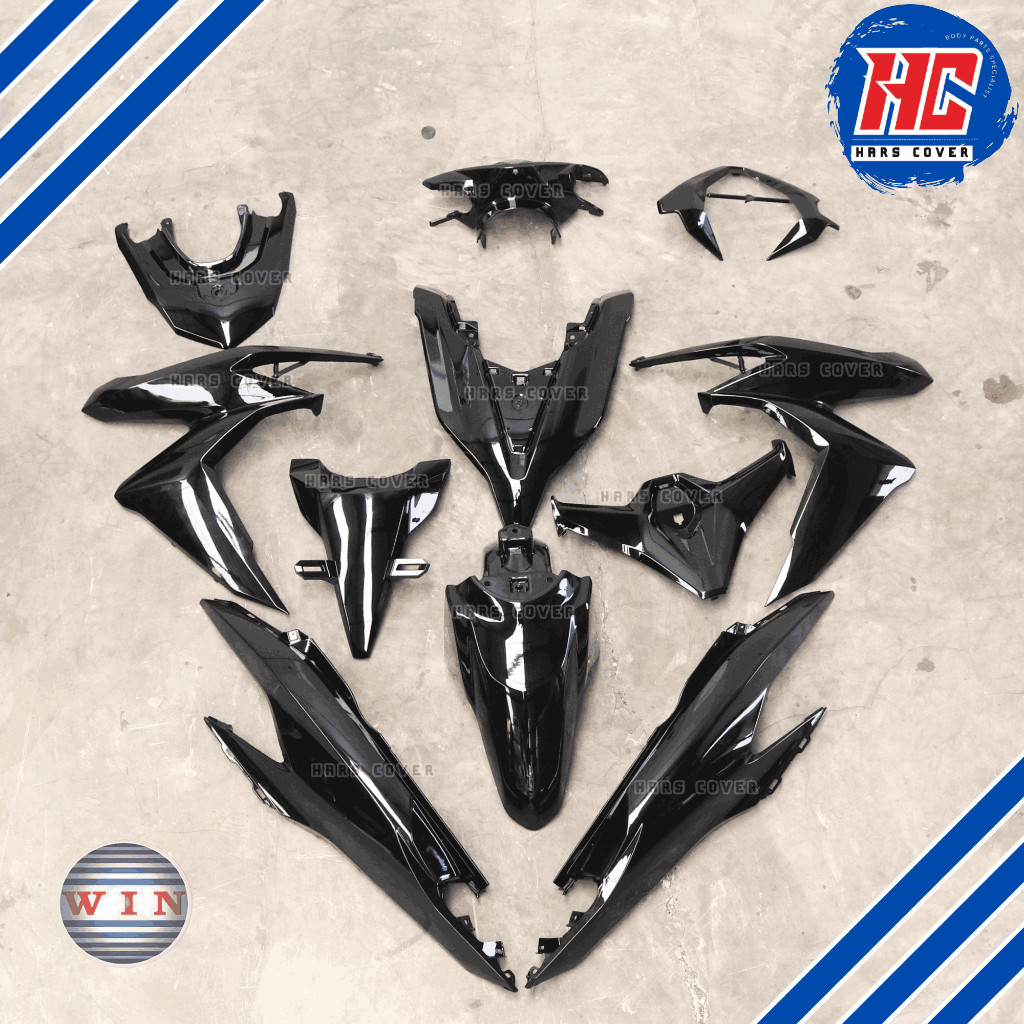 WIN - SMOOTH Full Body UNIT VARIO 125 18 / VARIO 150 18 GEN 1 GLOSS BLACK