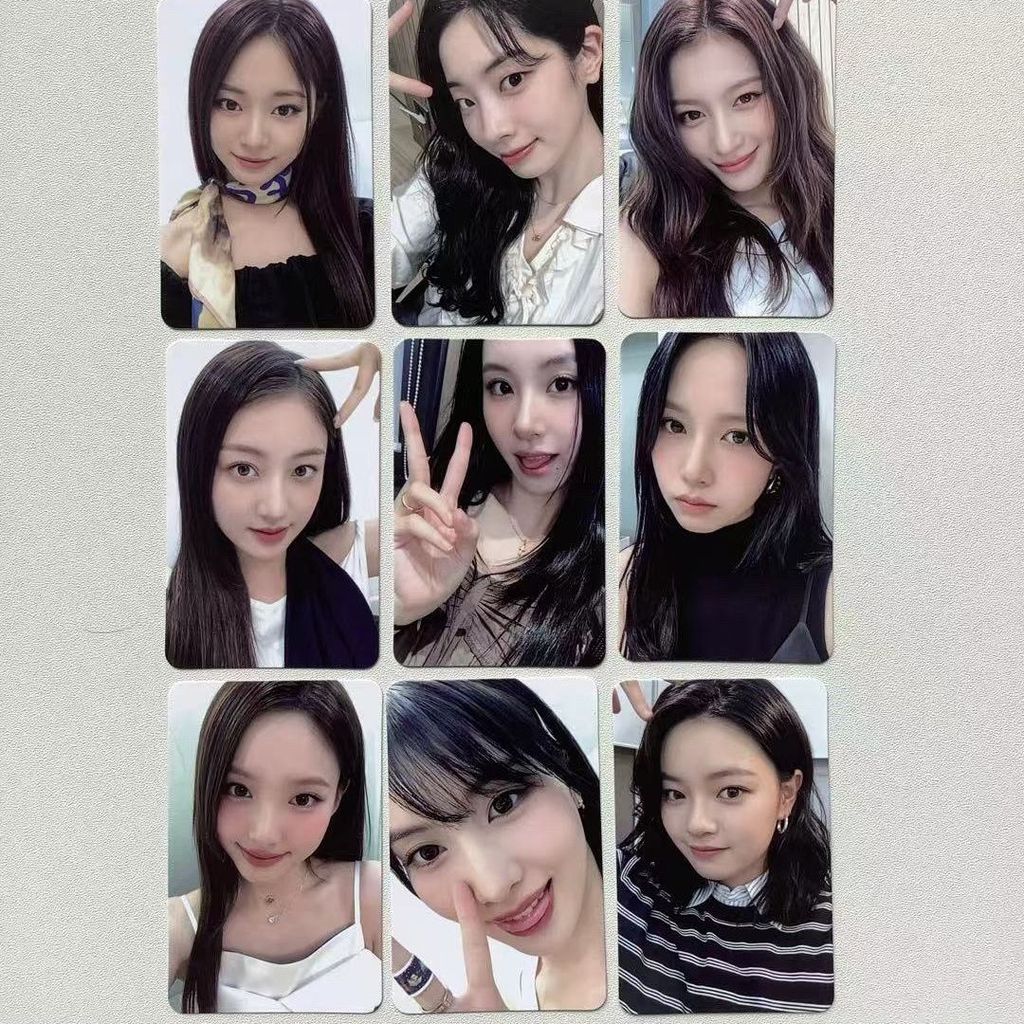 การ์ดสองครั้ง yzy Shanghai Offline Photocard nayeon mina momo