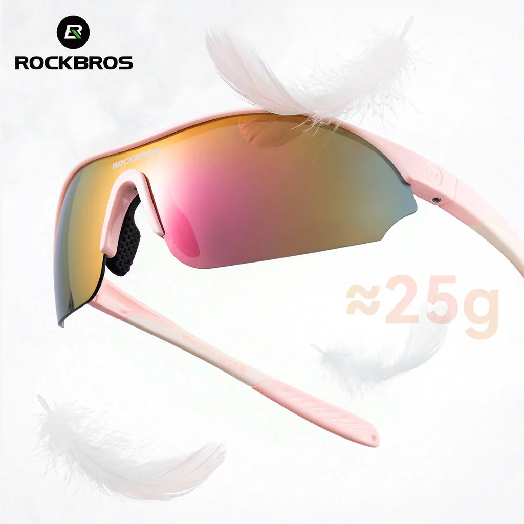 【พร้อมส่ง】ROCKBROS แว่นกีฬาโพลาไรซ์ 8 สีไห้เลื่อก สำหรับออกกำลางกาย กีฬากลางแจ้ง กันลม กัน UV พร้อมเลนส์ 3 แบบ เหมาะสำหรับวิ่ง เดินป่า และตกปลา