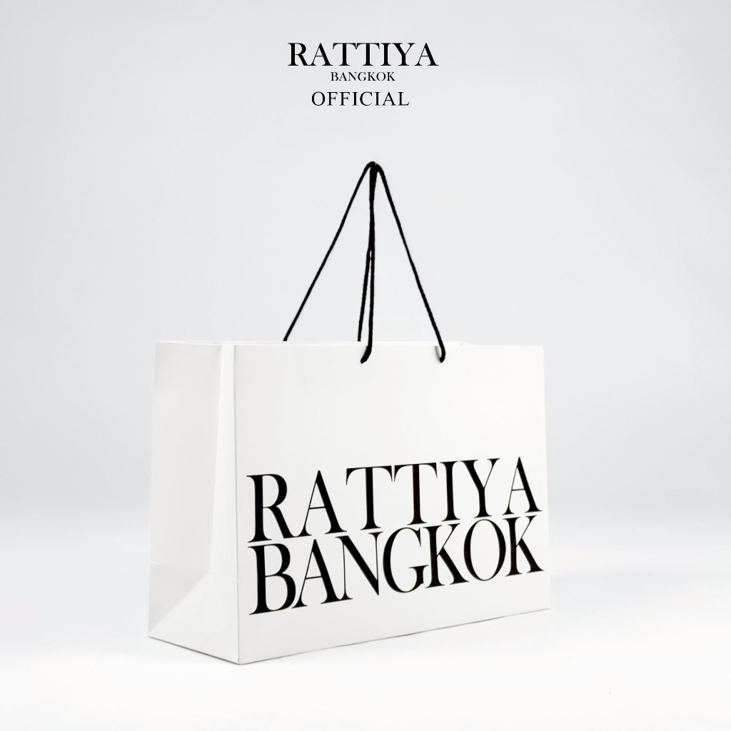 ถุงกระดาษ RATTIYA BANGKOK - Premium Matte Paper Bag (L)