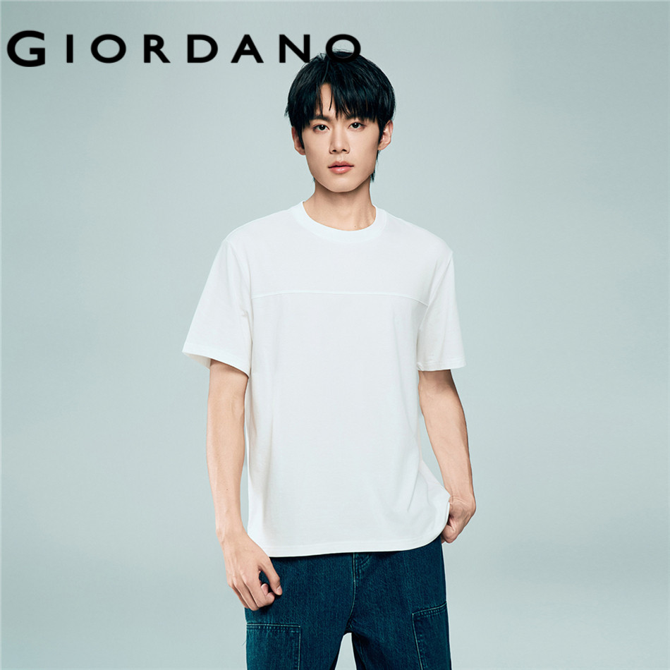 GIORDANO MEN Men Seam Detail T-Shirt 13026243