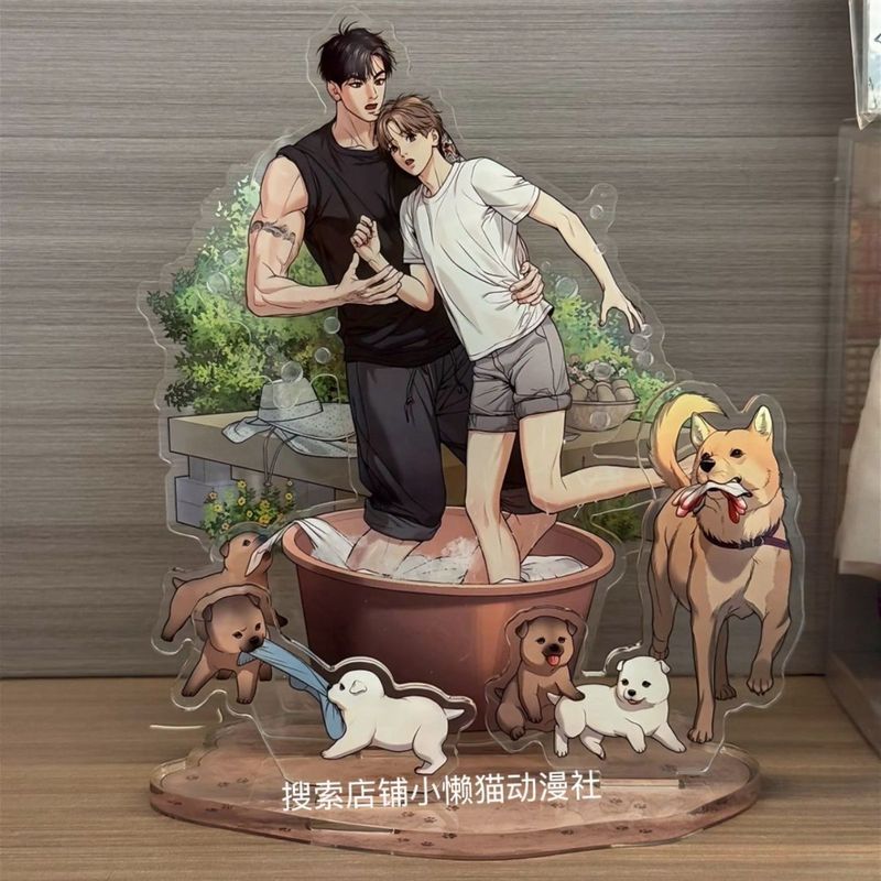 Jinx ขาตั้งอะคริลิค Webtoon เกาหลี 9 ซม. – ฟิกเกอร์ Joo Jaekyung & Kim Dan ตกแต่งโต๊ะทํางานน่ารัก ของขวัญสะสม