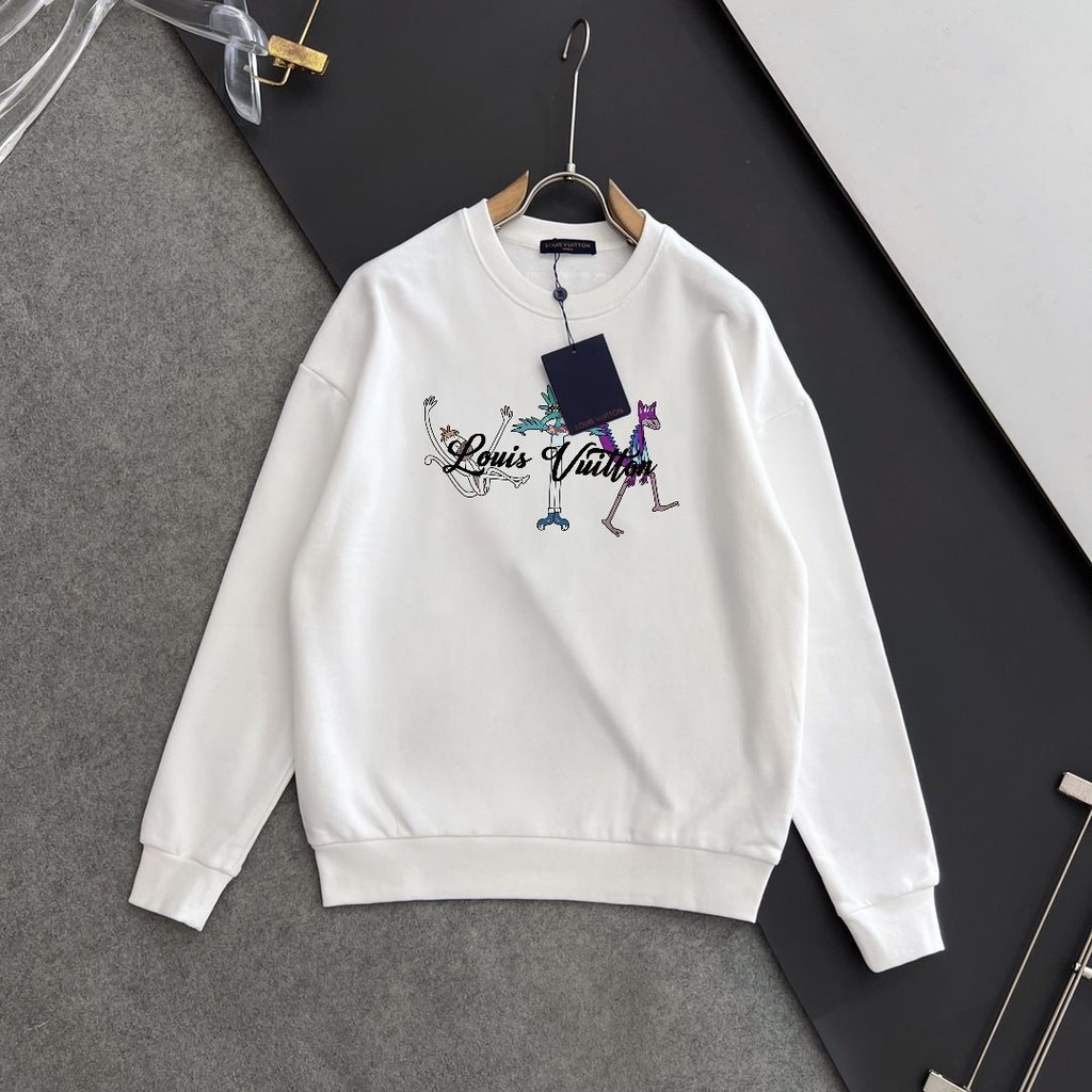 LOU * IS VU * ITT * ON/L * V/2026 ฤดูใบไม้ร่วงฤดูหนาวสไตล์ใหม่รอบคอเสื้อกันหนาว Hooded Sweatshirt ผู