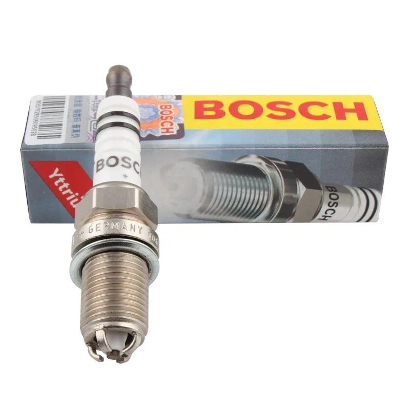 BOSCH 1/4/6pcs หัวเทียนทองแดงนิกเกิล-Yttrium สําหรับ B5(8D2) VW GROUP B6(8H7) C5(4B2) OPEL PEUGEOT 4
