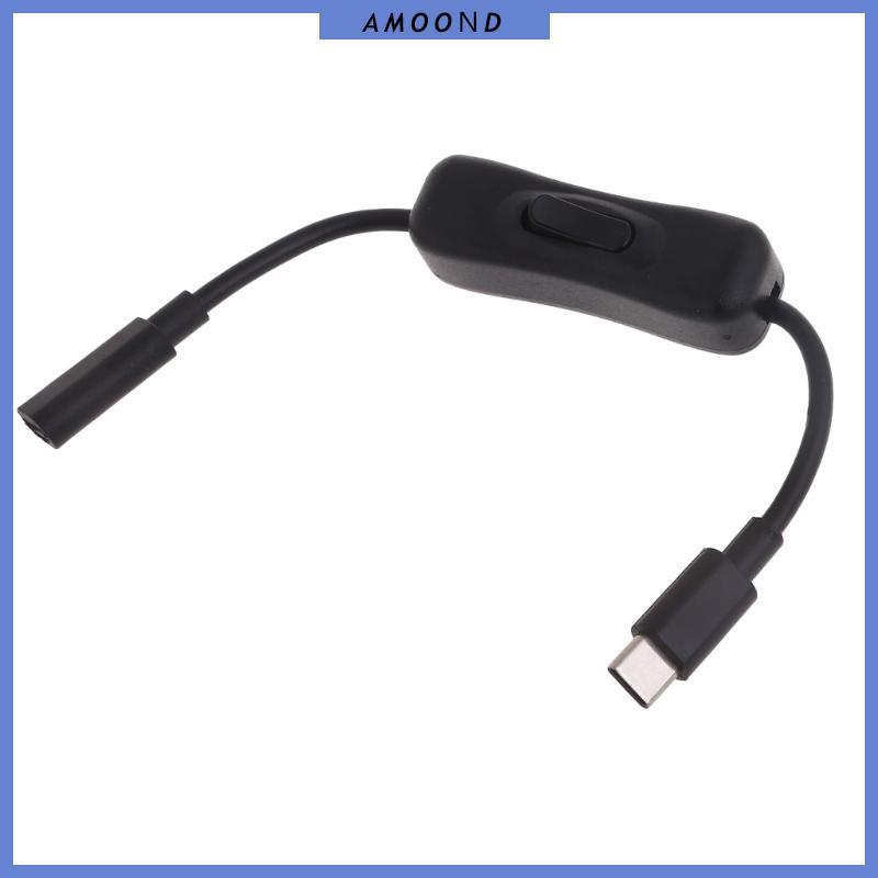 USB C Male to Female Extension Cable with Inlines Power Switches for  4 – โปรปัง
