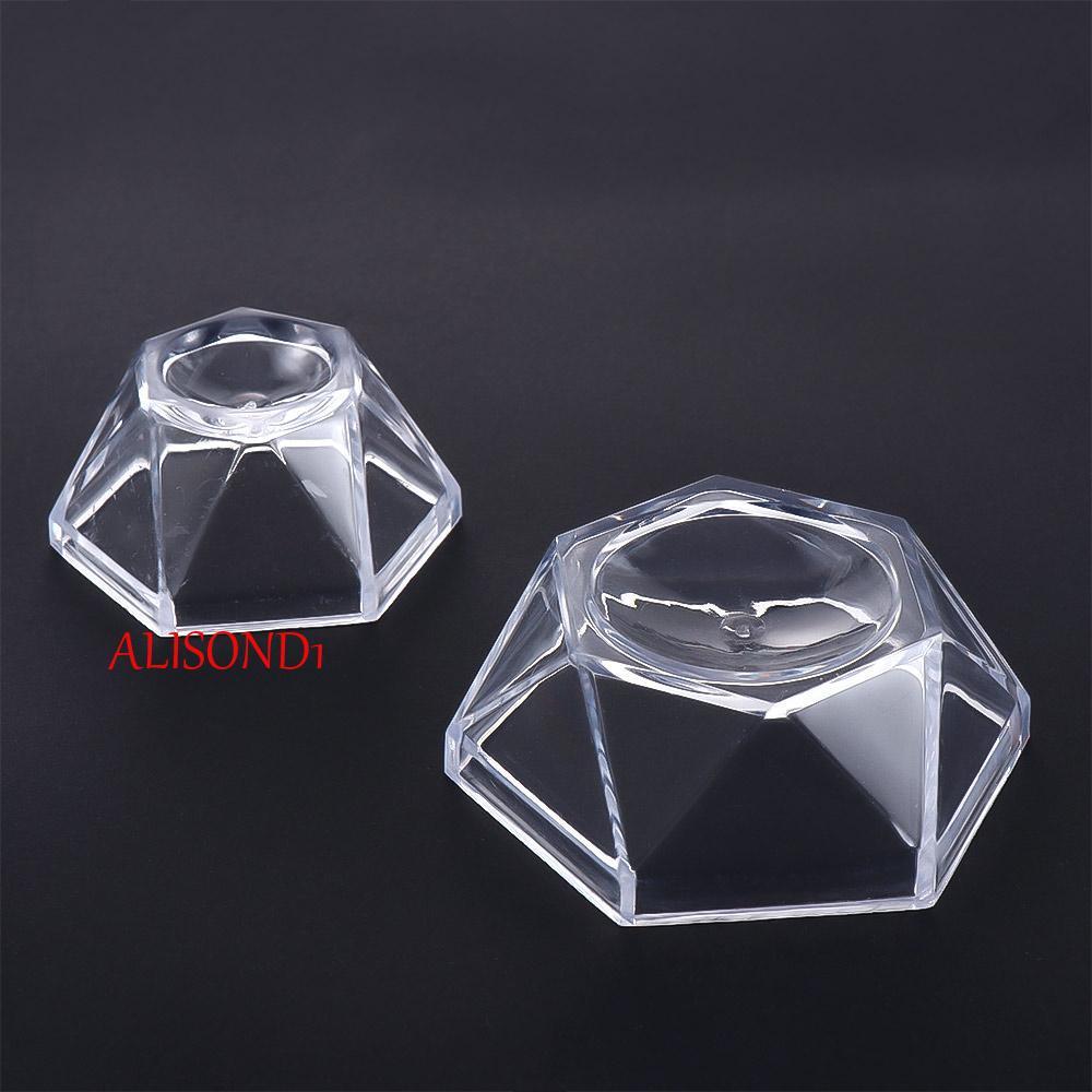 ALISOND1 Crystal Ball Base Soccer Volley Ball Transparent Quartz Glass Sphere Holder