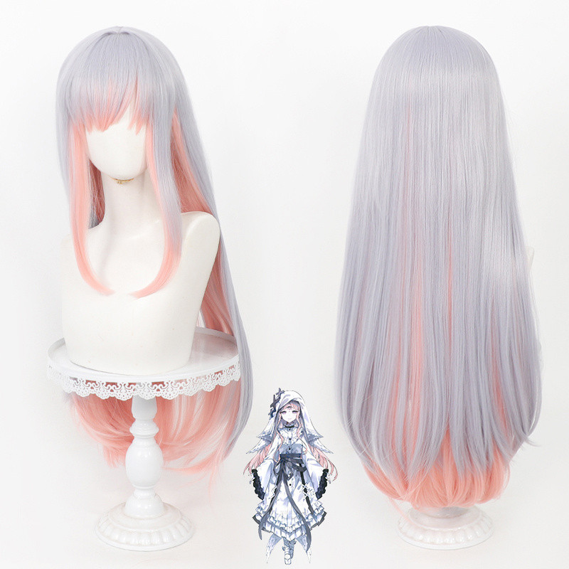 Magical Girl Witch Trials Hikami Meruru Cosplay Wig Hollywood Outfit Heat Resistant Synthetic Hair