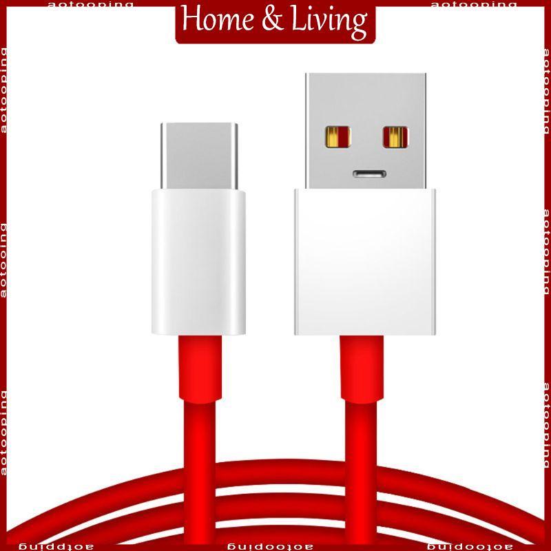 AOTO USB 3 1 Type C Cable Quick Fast Charging Power Data Cable สําหรับ 6T 5T