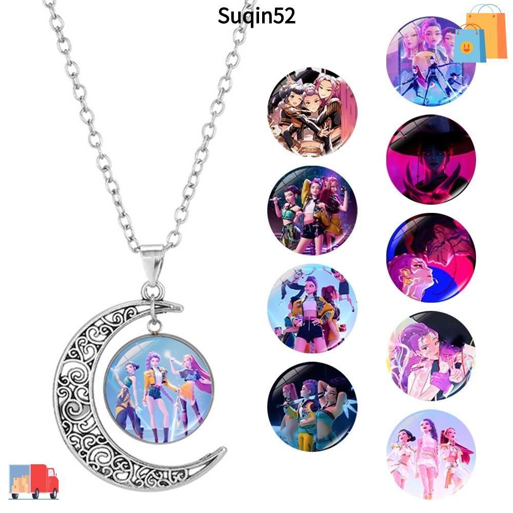 SUQIN52 Kpop Demon Hunte สร้อยคอ, Jinu Mira Huntrix Saja Boys K-POP จี้,ขาย My Soul คอโซ่ Rumi Zoey 