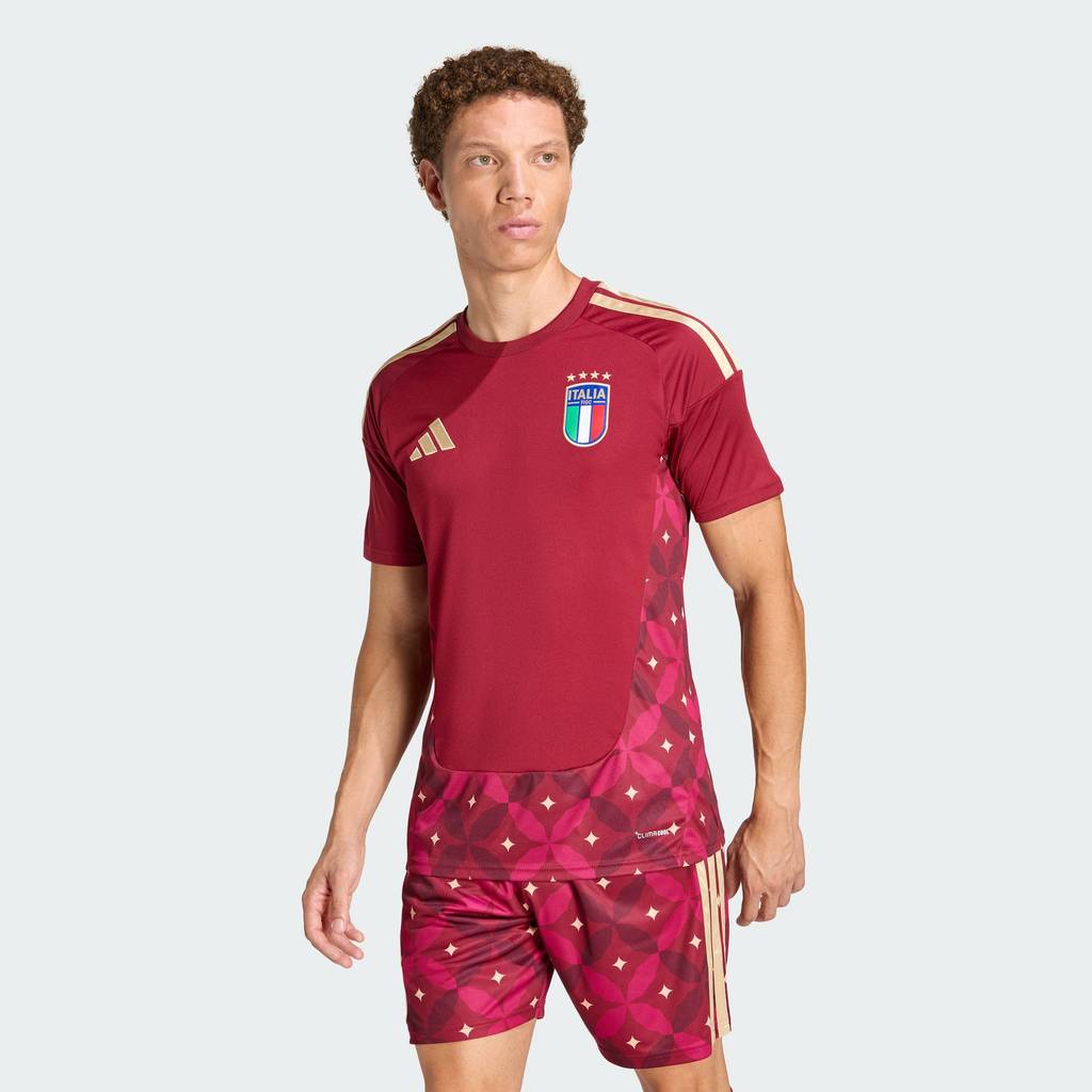 adidas Football Italy 26 Home Goalkeeper Jersey Men Burgundy JN1979