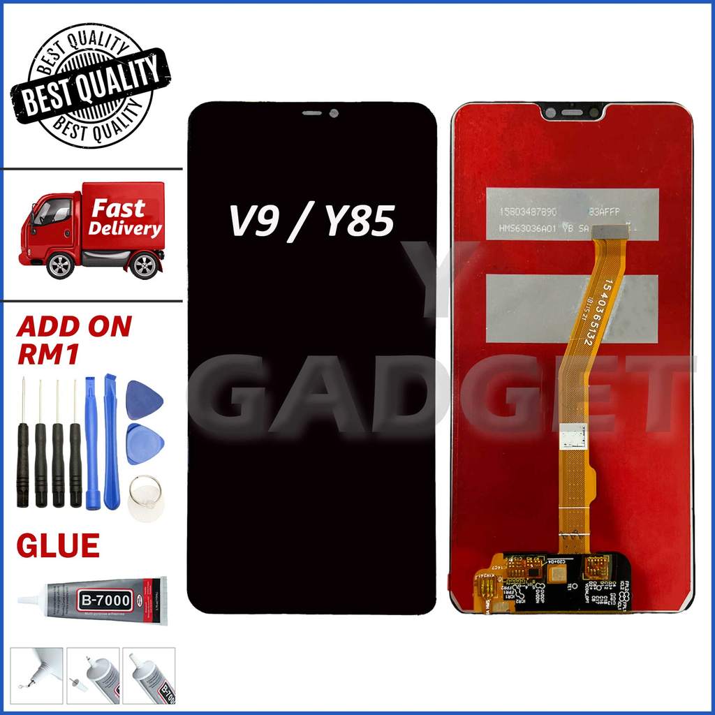 จอแสดงผล LCD หน้าจอสัมผัสแบบมีหน้าจอพร้อม VV V9 / Y85 / Z1 / Z1i