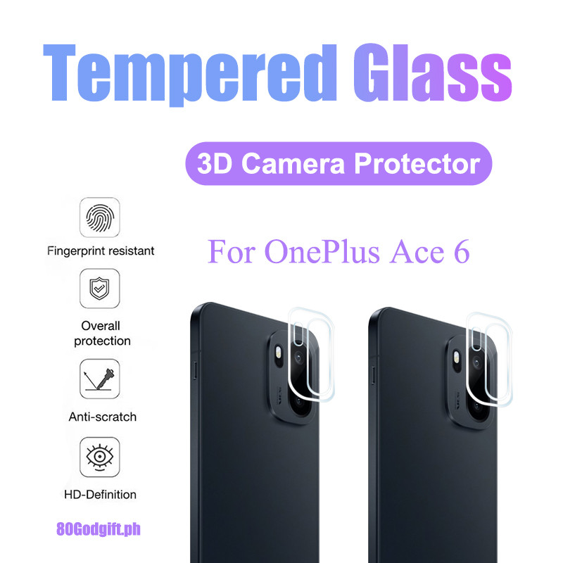 2 ชิ้นฟิล์มกระจกนิรภัยเลนส์สําหรับ OnePlus Ace 6 9H 8K แก้วกล้องฟิล์มสําหรับ OnePlus Ace 6 6T 5 3 2 