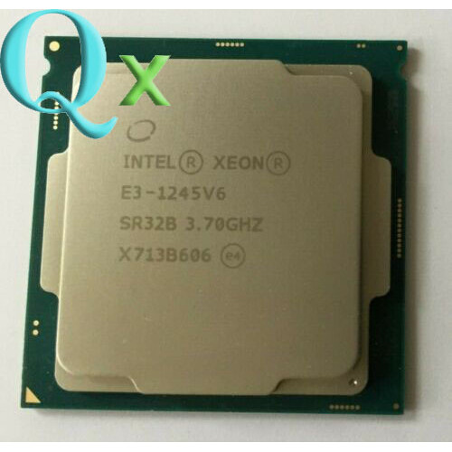 Xeon E3-1245 v6 LGA1151 โปรเซสเซอร์ CPU 3.70Ghz Quad-Core 73W คอมพิวเตอร์เดสก์ท็อป