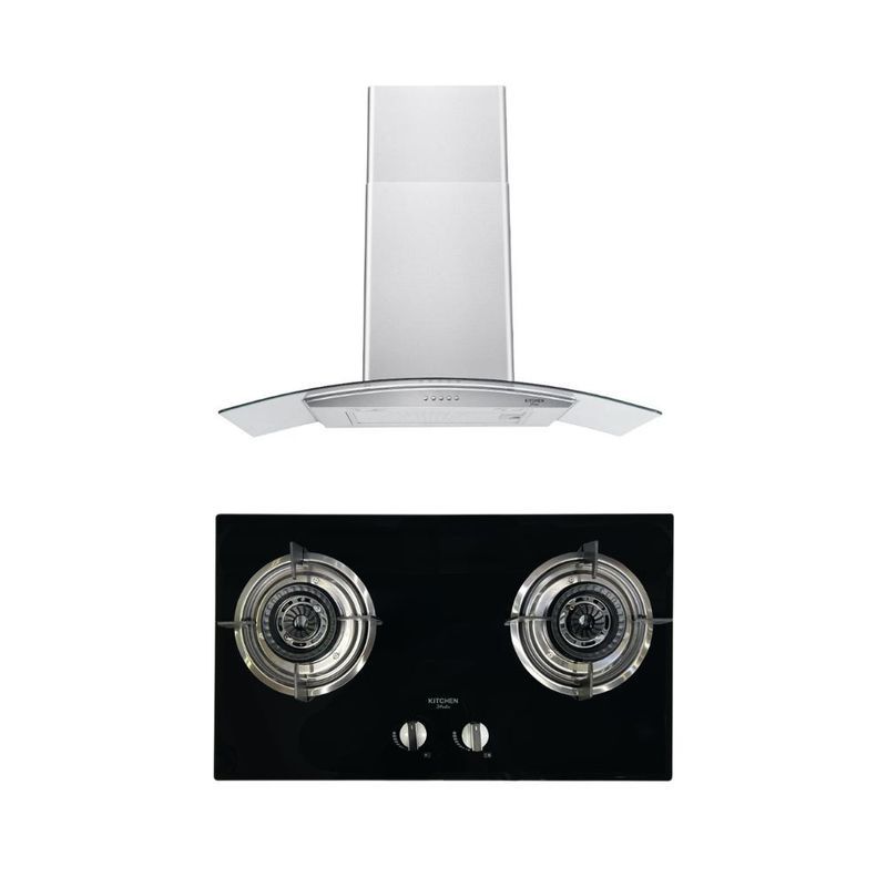 KITCHEN STUDIO ชุดครัว เครื่องดูดควัน KSHD-90-1I-SS และ เตาแก๊สฝัง KSHB-702G-1I