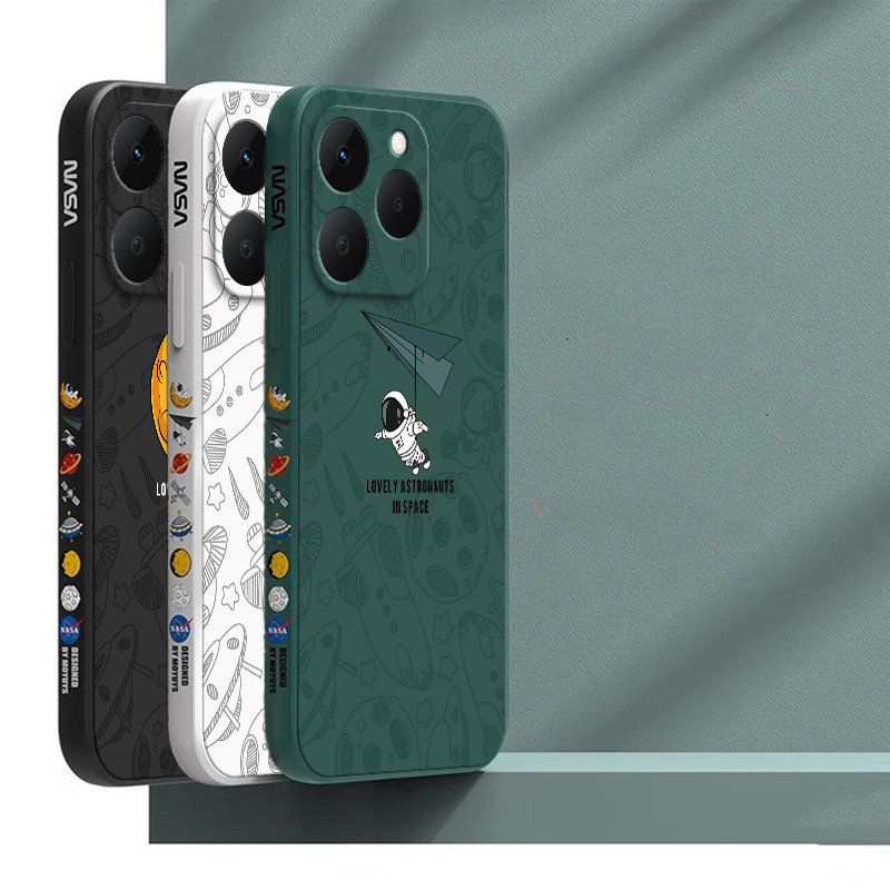 เคส Realme 15T 14T 14 5G 14X 15X 15 15 Proเคสโทรศัพท์นักบินอวกาศเคสโทรศัพท์ธีมอวกาศTKR