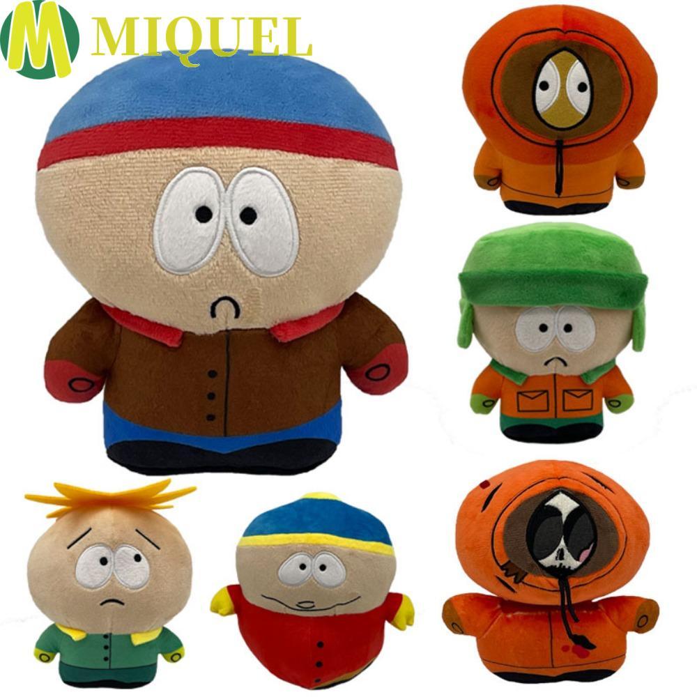 MIQUELZA South Park ของเล่นตุ๊กตา PP ผ้าฝ้าย Southern Park สําหรับของขวัญเด็กของเล่นตัวละครเหมือนจริ