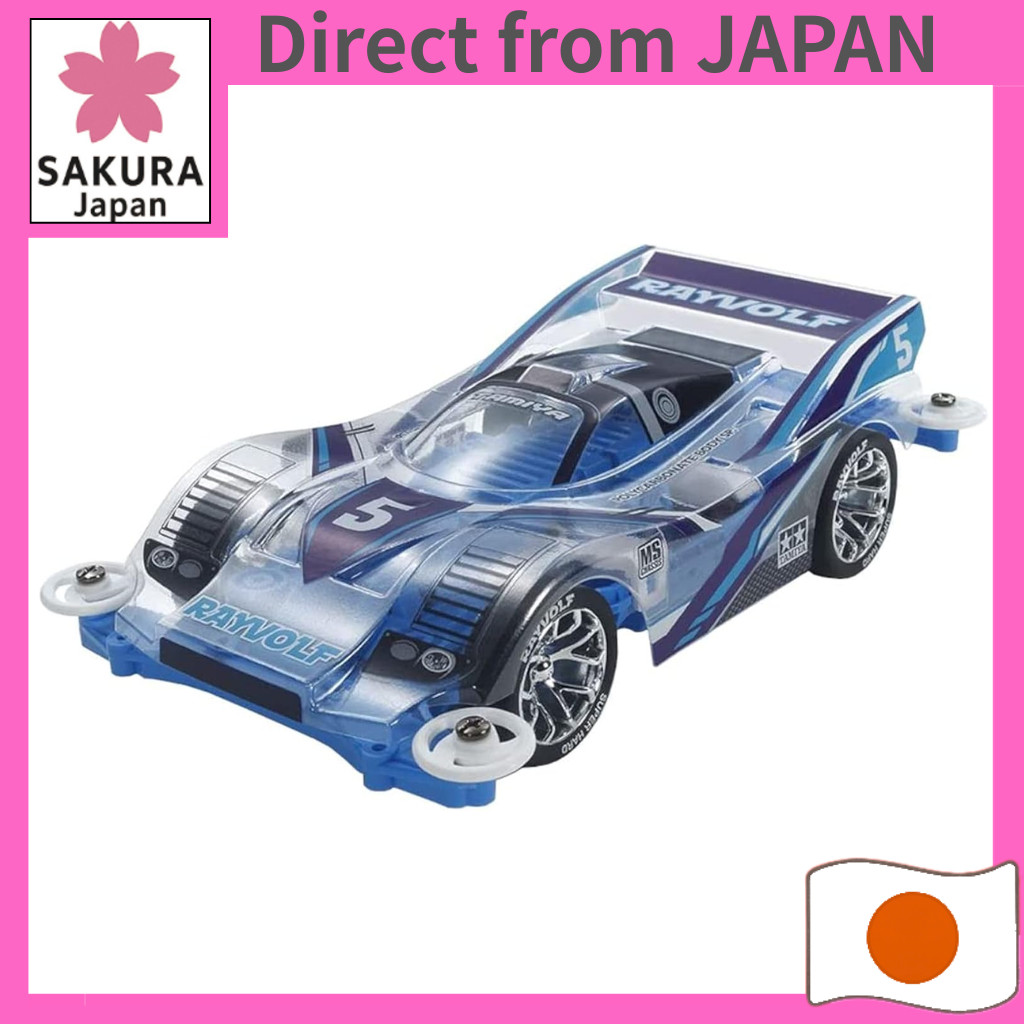 Tamiya Mini 4WD Special Project Product Raywolf Polycarbonate Body Special (Light Blue) MS Chassis 9