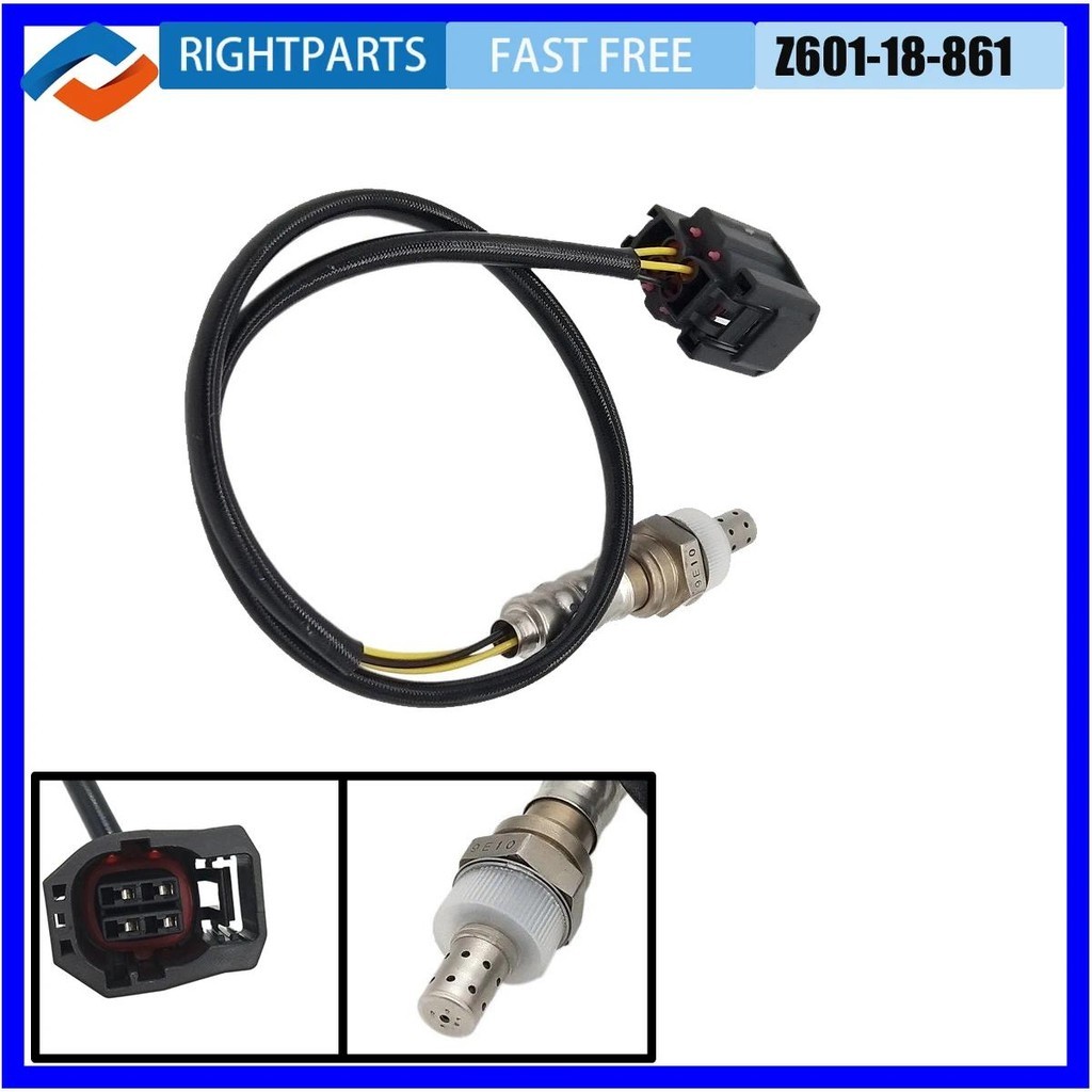 RIGHTPARTS ใหม่ Z601-18-861 Z601-18-861A O2 เซนเซอร์ออกซิเจนสําหรับ Mazda 3 BK 1.6L 2.0L 2.3L Axela 