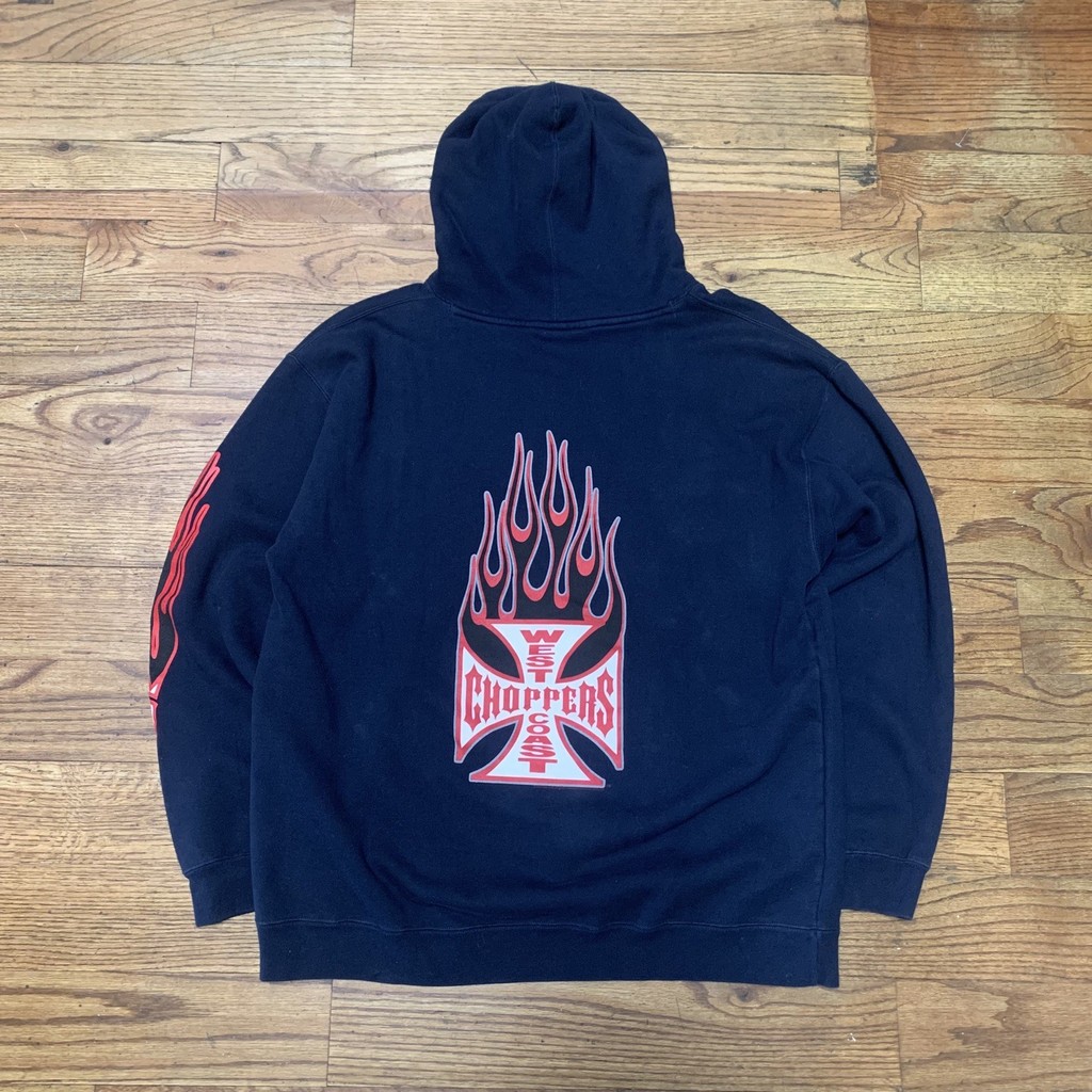 New Retro 2000s West Coast Chopper Rider Hoodie-Ready Stock