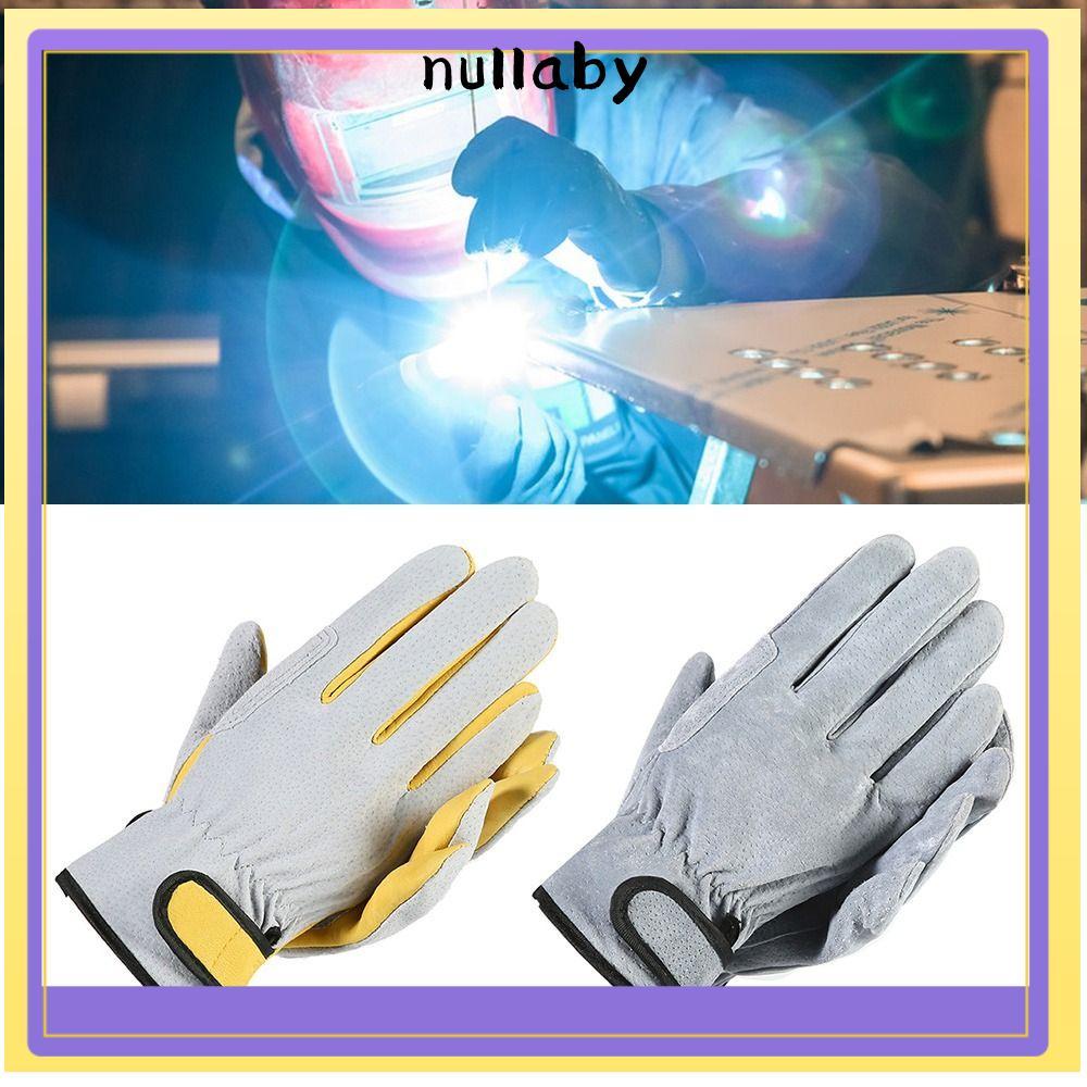 NULLABY ถุงมือเชื่อม, ถุงมือป้องกันการตัดหนังสารหน่วงไฟ, เครื่องมือ, อุปกรณ์ช่างเชื่อมทนความร้อนเตาอบถุงมือทํางานเตาผิง