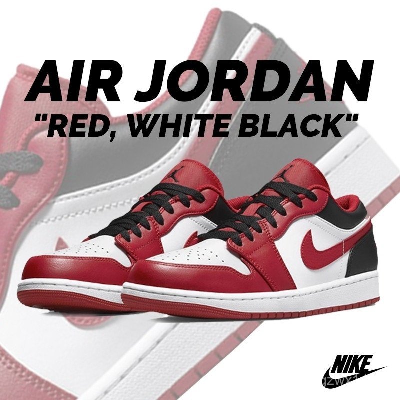 รองเท้าผ้าใบ Nike Air Jordan 1 Low Bulls ของแท้ สไตล์ Uni-sex(AF7S)