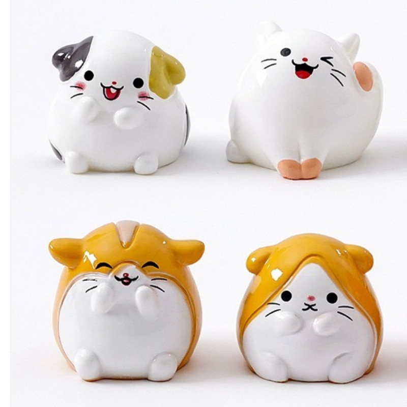 ของเล่นแฮมสเตอร์ ทรงเรียว ขนาดเล็ก จำนวน 4 ชิ้น