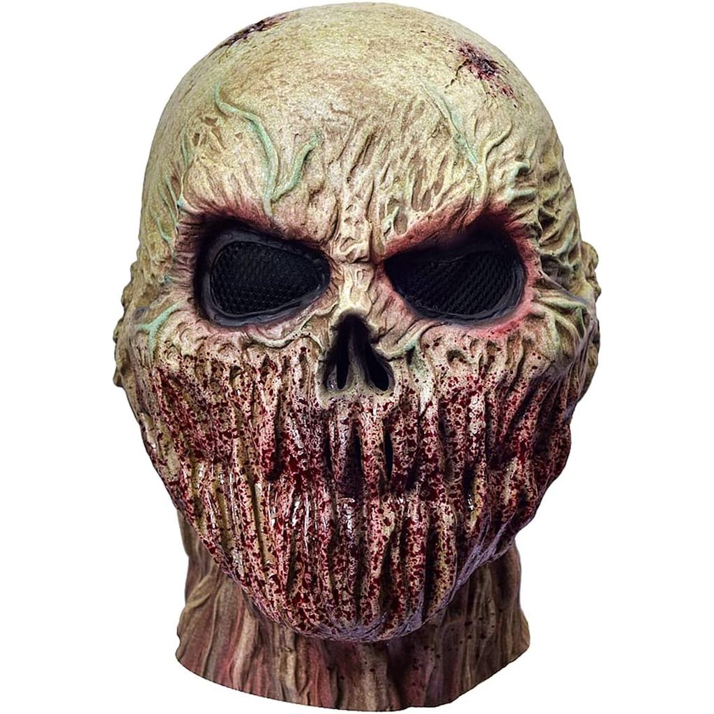 RAPGET Zombie Mask - Creepy Old Man Latex Full Head Mask สําหรับปาร์ตี้ฮาโลวีน