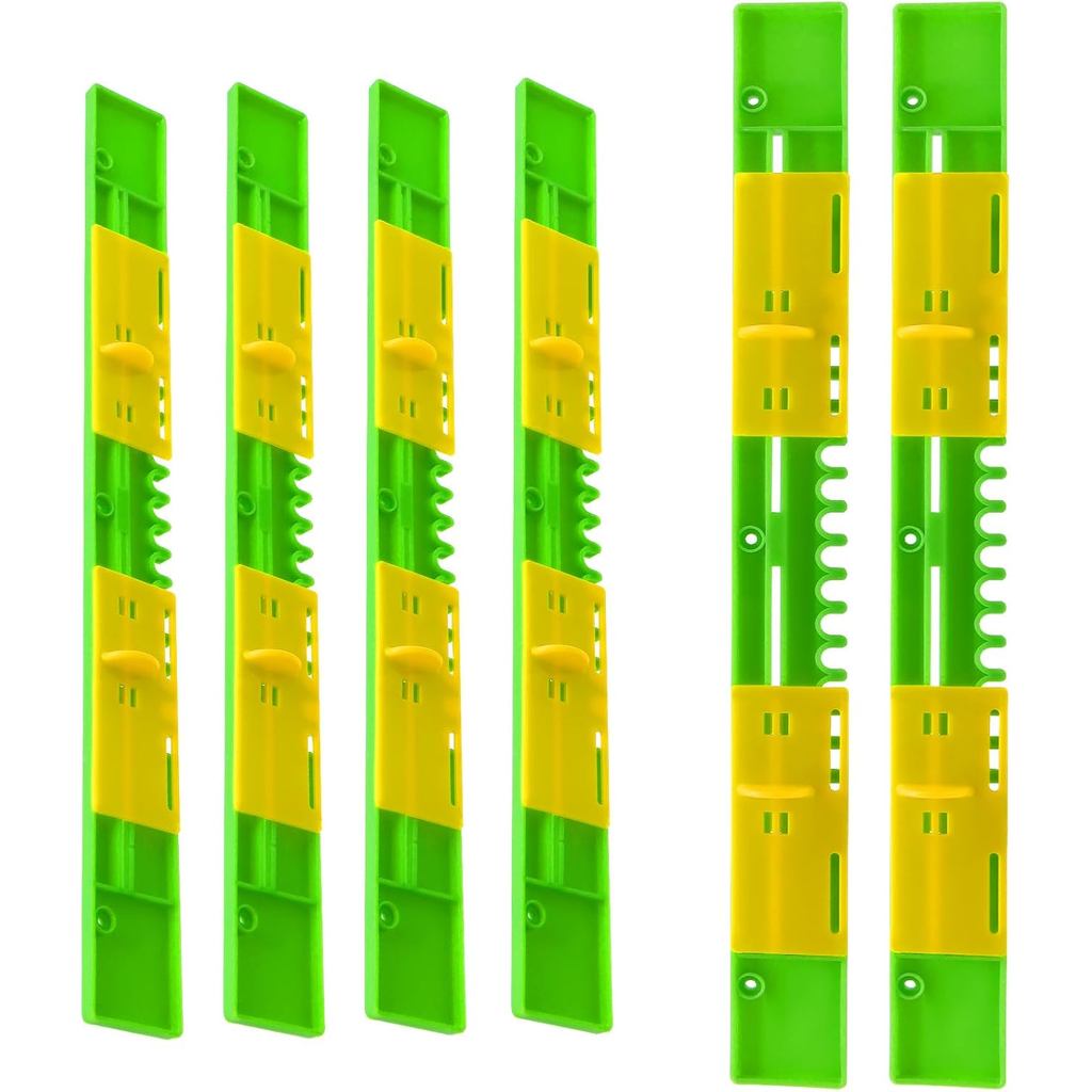 6 แพ็ค Bee Hive Entrance REDUCER 10 กรอบปรับ Beehive Entrance Gates Bee Hive เมาส์ Guard Hive Entran