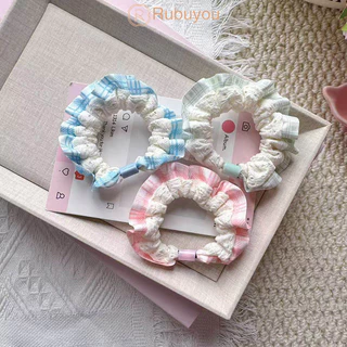 Rubuyou ยางรัดผมลูกไม้สำหรับผู้หญิง สไตล์ญี่ปุ่นสดใสหวานๆ-COD💕