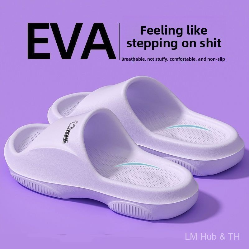 ชายหนุ่ม Hollow Out EVA สไลด์แบน 2026 ใหม่ฤดูใบไม้ผลิ Casual Light รองเท้ากันลื่น NKOW