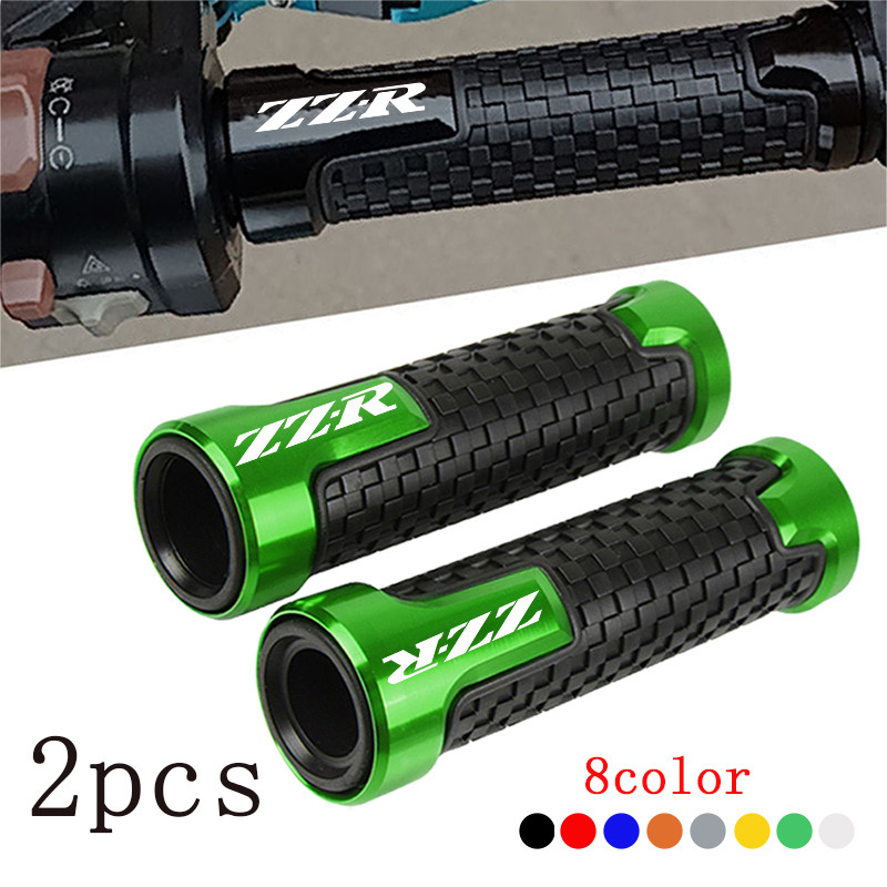 สําหรับ Kawasaki ZZR250 ZZR600 ZZR1200 ZZR1400 ZZR 250 600 รถจักรยานยนต์ Handlebar Grips CNC อลูมิเน