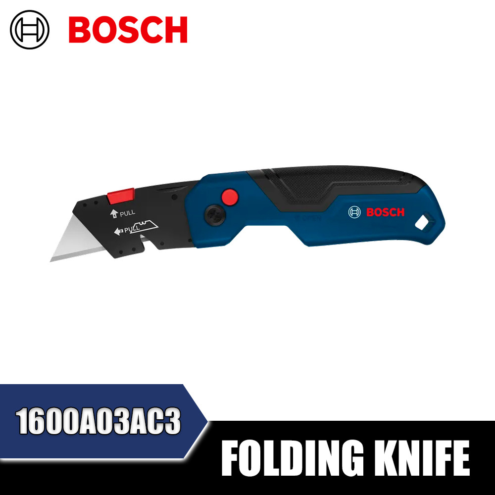Bosch 1600A03AC3 มีดพับเครื่องตัดอรรถประโยชน์แบบพกพา