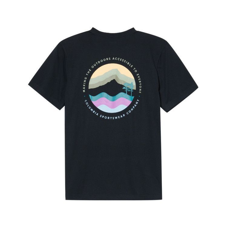 Col * bia ผู้ชายผู้หญิงกลางแจ้งสบายท่องเที่ยวกีฬารอบคอแขนสั้นเสื้อยืด AE367623123