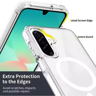 เคสใสแม่เหล็ก Magcase CASE For Samsung A17 A07 S25FE A05 A16 A36 A56 A06 A54 S24FE S23FE A15 A25 A35 A55 S21FE Z Fold7