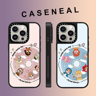 CASENEAL เพลงบันทึกร้องไห้เด็กสะท้อนแสงเคสโทรศัพท์สําหรับ iPhone 17 Pro Max 16 ProMax 15Pro 14 Plus 13 12 โทรศัพท์กันกระแทกขอบนุ่มฮาร์ดป้องกันกรณี