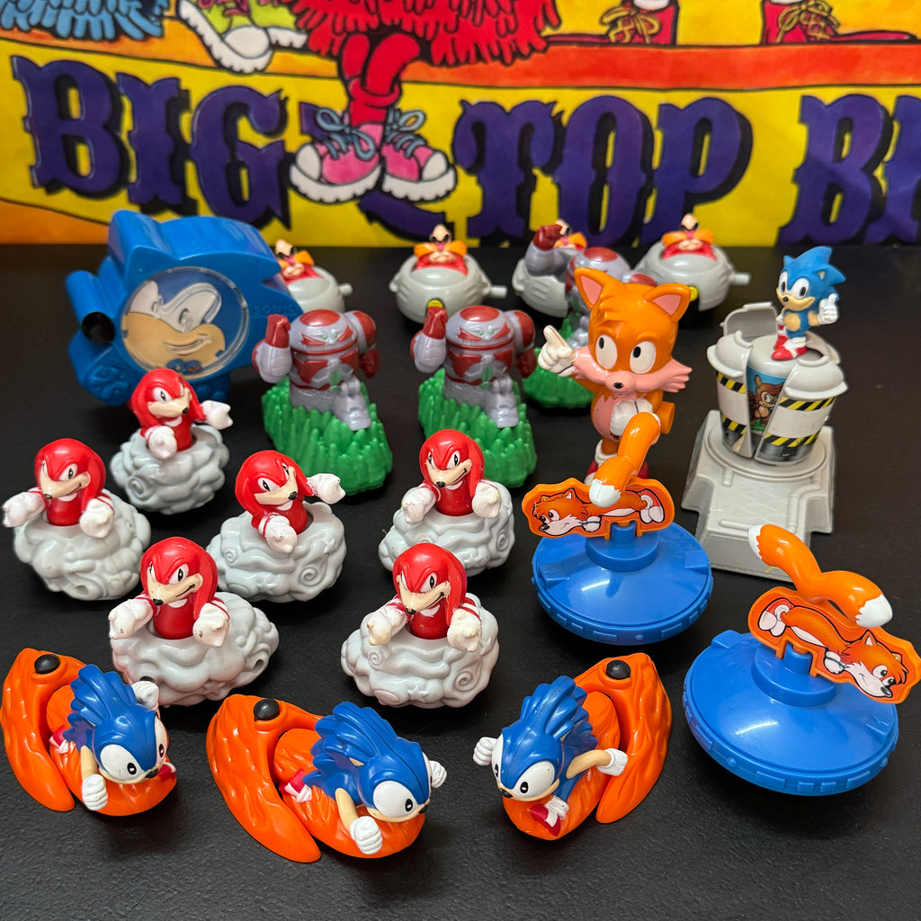 90s McDonalds Burger King Hedgehog Sonic Toy Box 5