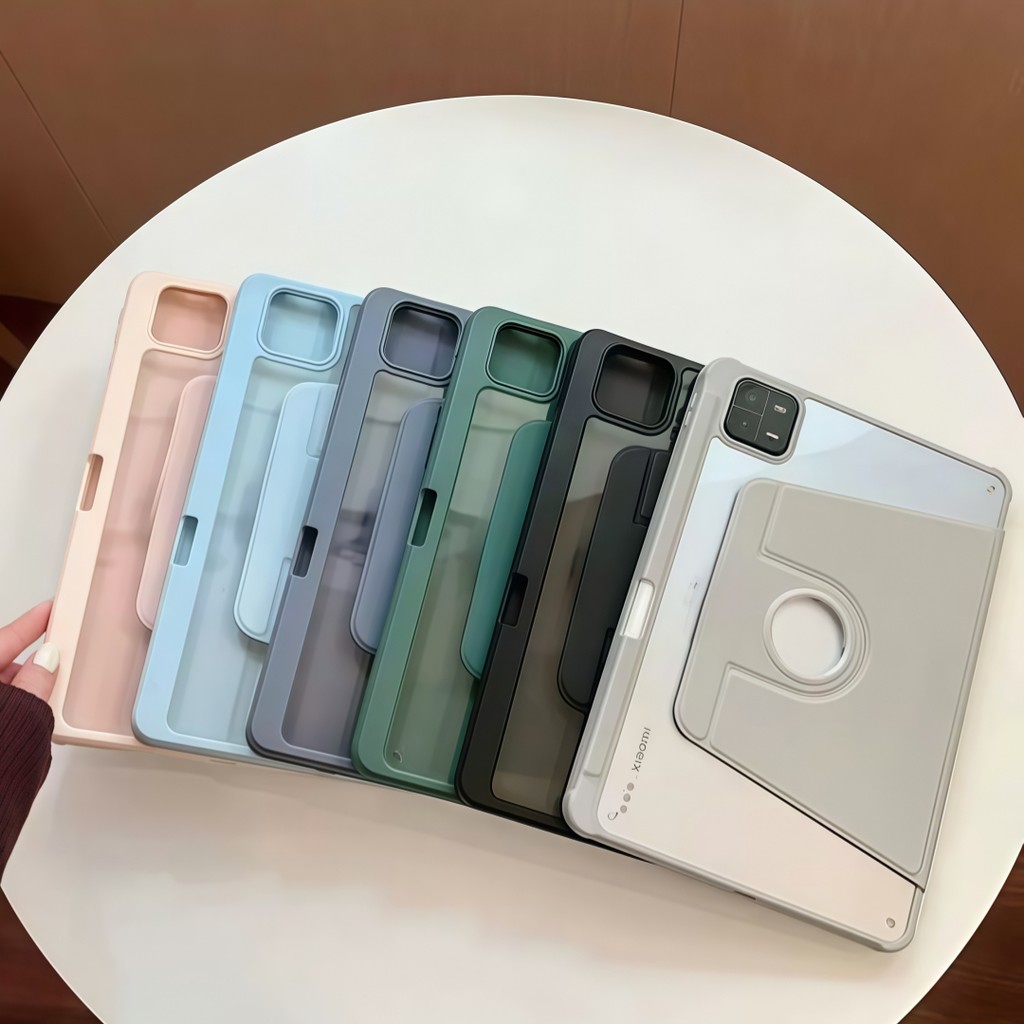[new]เคสแท็บเล็ตอะคริลิกสำหรับ Huawei MatePad 11.5S 2025/Air 11.5/SE11/11.5 รองรับการหมุน 360° และมี