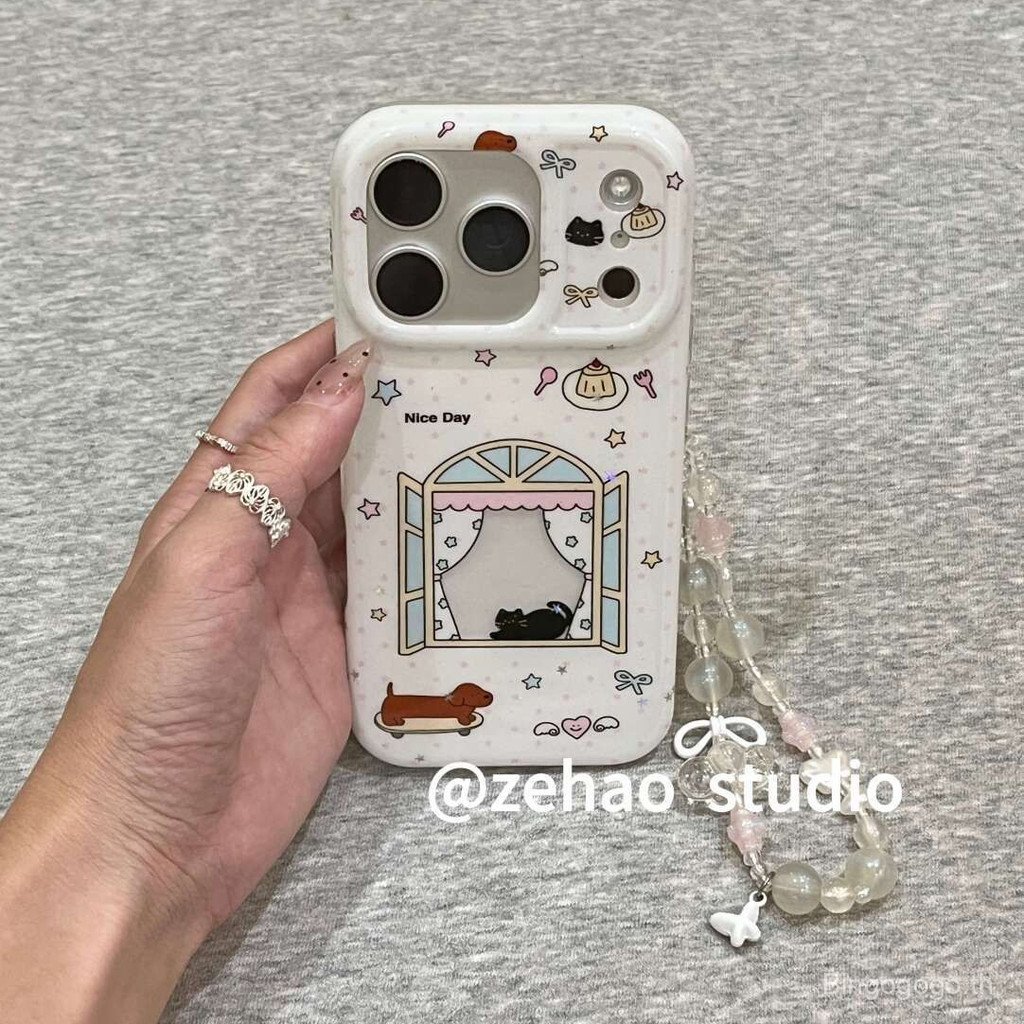 เคสโทรศัพท์ เหมาะสําหรับ iPhone 7 8 X XS XR XSMAX 11 12 13 14 15 16 17 Pro max Plus Air การ์ตูน Wind